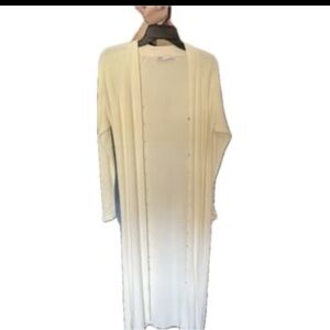 Zara Cream Long Cardigan